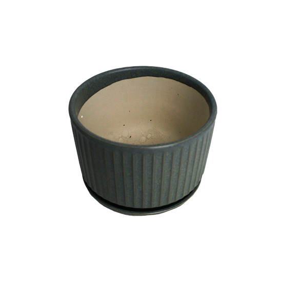 Imagem VASO DECORATIVO EM CERÂMICA VERDE 11X13 CM - GRILLO 968768