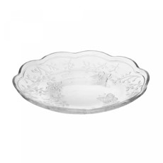 Imagem de PRATO PARA SOBREMESA NEW BUTTERFLY EM CRISTAL 20 CM - LYOR - Coliseu Presentes Ltda