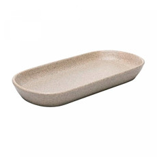 Imagem de TRAVESSA OVAL KOBE EM CERÂMICA CREME 27X12X3 CM - WOLFF - Rojemac Impotacao E Exportacao Ltda