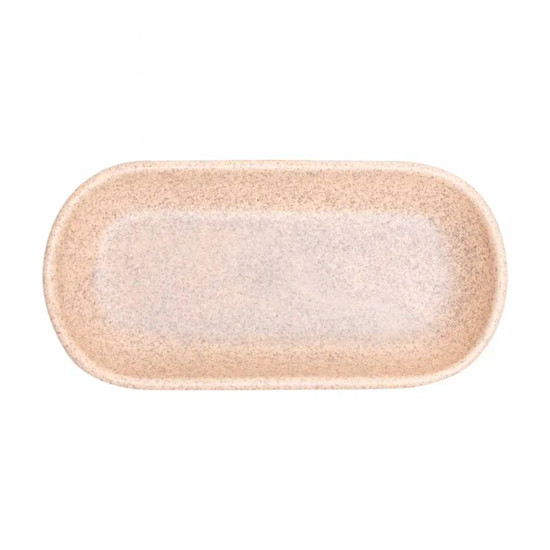 Imagem TRAVESSA OVAL KOBE EM CERÂMICA CREME 16X8X3 CM - WOLFF