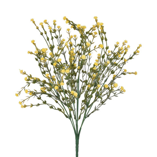 Imagem BUQUÊ DECORATIVO DE FLORES MOSQUITINHO AMARELA EM PLÁSTICO MOLDÁVEL - GRILLO