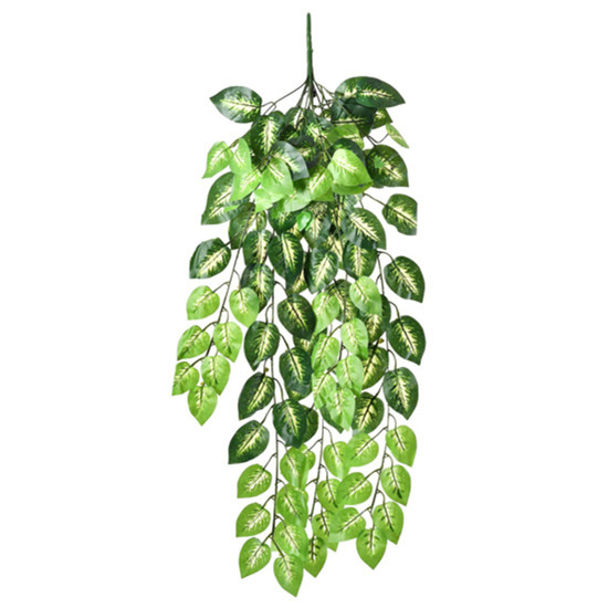 Imagem PENDENTE DE FOLHAS DECORATIVO IMBE EM PLÁSTICO 98X25 CM - GRILLO