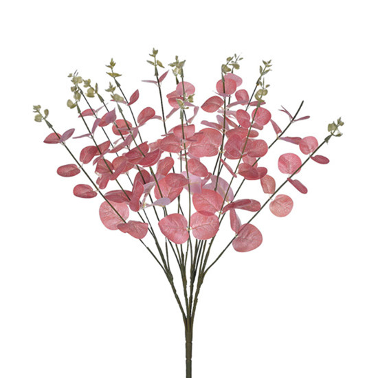 Imagem BUQUÊ DECORATIVO DE EUCALIPTO COR OUTONO EM PLÁSTICO MOLDÁVEL 50X22 CM - GRILLO