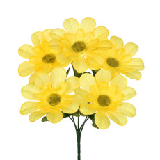 Imagem de BUQUÊ DECORATIVO EM PLÁSTICO MOLDÁVEL DE GERBERA AMARELA 30X17 CM - GRILLO - Grillo Ltda