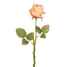 Imagem de HASTE DECORATIVA DE ROSA COR AMARELO OUTONO EM PLÁSTICO MOLDÁVEL 39X10 CM - GRILLO - Grillo Ltda