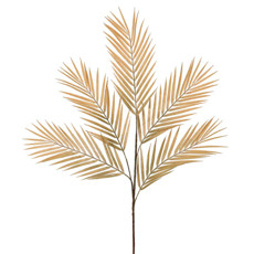 Imagem de HASTE DECORATIVA DE FOLHAS VERDE OUTONO DE PALMEIRA EM PLÁSTICO MOLDÁVEL - GRILLO - Grillo Ltda