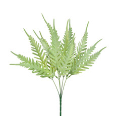 Imagem de BUQUÊ DECORATIVO DE SAMAMBAIA VERDE PERMANENTE EM PLÁSTICO MOLDÁVEL 44X21CM GRILLO - Grillo Ltda