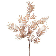 Imagem de HASTE DECORATIVA DE SAMAMBAIA MARROM EM PLÁSTICO MOLDÁVEL 88X20 CM - GRILLO - Grillo Ltda