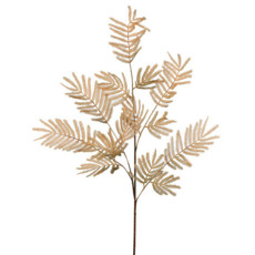Imagem de HASTE DECORATIVA DE SAMAMBAIA VERDE OUTONO EM PLÁSTICO MOLDÁVEL 88X20 CM - GRILLO - Grillo Ltda