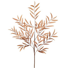 Imagem de HASTE DE FOLHAS MARROM DE PALMEIRA EM PLÁSTICO MOLDÁVEL 90X21 CM - GRILLO - Grillo Ltda