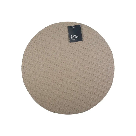 Imagem LUGAR AMERICANO PREMIUM TRAMA COR CINZA EM PVC 38X38 CM - PARAMOUNT INDUSTRIA