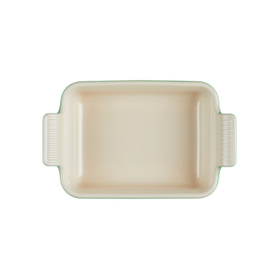 Imagem TRAVESSA RETANGULAR HERITAGE BAMBOO GREEN EM CERÂMICA 32X20X8 CM - LE CREUSET