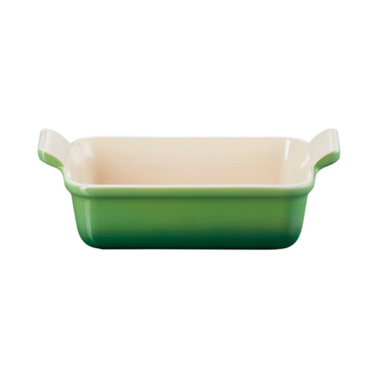 Imagem TRAVESSA RETANGULAR HERITAGE BAMBOO GREEN EM CERÂMICA 32X20X8 CM - LE CREUSET