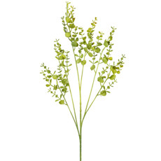 Imagem de HASTE DECORATIVA DE FOLHAS DE EUCALIPTO VERDE OUTONO EM PLÁSTICO MOLDÁVEL - GRILLO - Grillo Ltda
