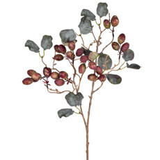 Imagem de HASTE DECORATIVA DE FRUTAS SILVESTRES MARROM EM PLÁSTICO MOLDÁVEL 84X20 CM - GRILLO - Grillo Ltda