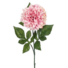 Imagem de HASTE DECORATIVA DE DÁLIA FRANTÔNIO ROSA EM PLÁSTICO MOLDÁVEL 75X15 CM - GRILLO - Grillo Ltda