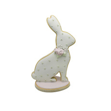 Imagem de SILHUETA DE COELHO DECORATIVA EM RESINA COLORIDA 35X20X13 CM - CROMUS - Cromus Embalagens Ind. E Com. Ltda