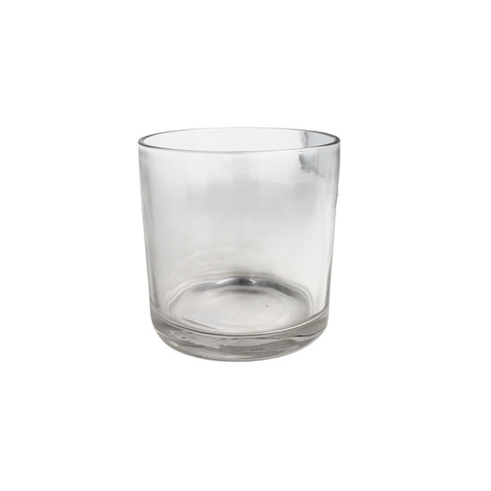 Imagem VASO FUNDO MÉDIO DECORATIVO EM VIDRO TRANSPARENTE 14X15 CM - GRILLO 59389