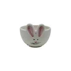 Imagem de BOWL BRANCO DECORATIVO DE PÁSCOA EM PORCELANA 10X12X12 CM - TOK DA CASA - Cromus Embalagens Ind. E Com. Ltda