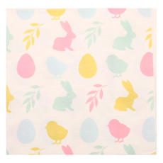Imagem de CONJUNTO 20 GUARDANAPOS EM PAPEL DECORATIVO DE PÁSCOA 32X32 CM - CROMUS - Cromus Embalagens Ind. E Com. Ltda