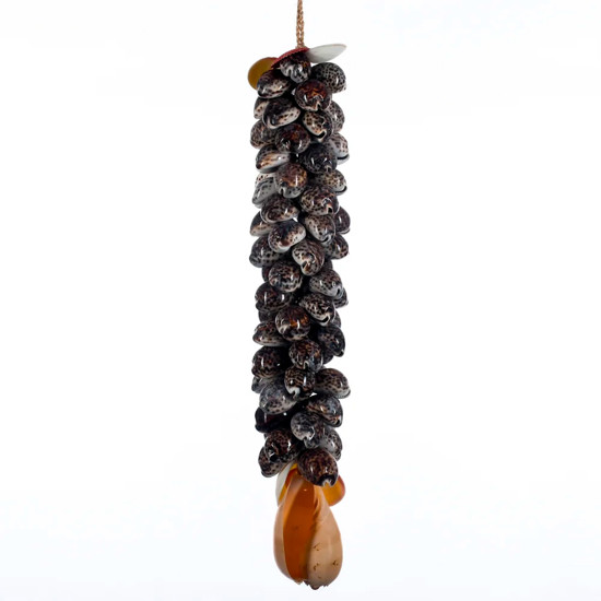 Imagem CORDÃO DECORATIVO DE CONCHAS GARLAND CYPRAEA TIGER 85X15X15CM - CONCHAS ARTESANATO