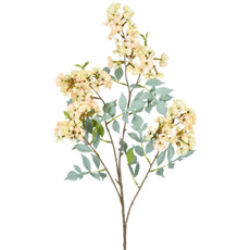 Imagem de HASTE DECORATIVA DE CEREJEIRA CAFÉ CREME EM PLÁSTICO MOLDÁVEL 92X24 CM - GRILLO - Grillo Ltda