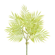 Imagem de HASTE DECORATIVA DE FOLHAS VERDE EM PLÁSTICO MOLDÁVEL 39X15 CM - GRILLO - Grillo Ltda