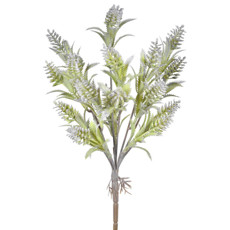 Imagem de BUQUÊ DECORATIVO DE FOLHAS E SEMENTES CINZA EM PLÁSTICO MOLDÁVEL 35X11 CM - GRILLO - Grillo Ltda