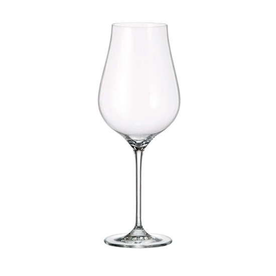 Imagem JOGO LIMOSA DE 6 TAÇAS 650ML PARA VINHO EM CRISTAL 26X10X10 CM - BOHEMIA CRYSTAL