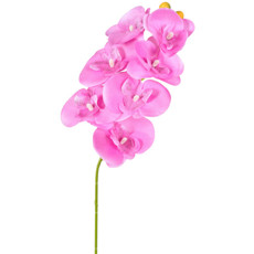 Imagem de HASTE DECORATIVA DE ORQUÍDEA PHALAENOPSIS LILÁS EM PLÁSTICO MOLDÁVEL 66X9CM - GRILLO - Grillo Ltda