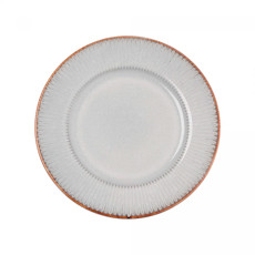 Imagem de PRATO PARA SOBREMESA LINEAR EM CERÂMICA CINZA 20CM - LYOR - Coliseu Presentes Ltda