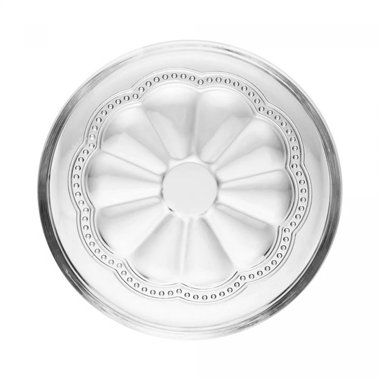 Imagem MINI PRATO DECORATIVO BELLE EPOQUE EM CRISTAL ECOLÓGICO 6 PEÇAS 11X2CM - LYOR