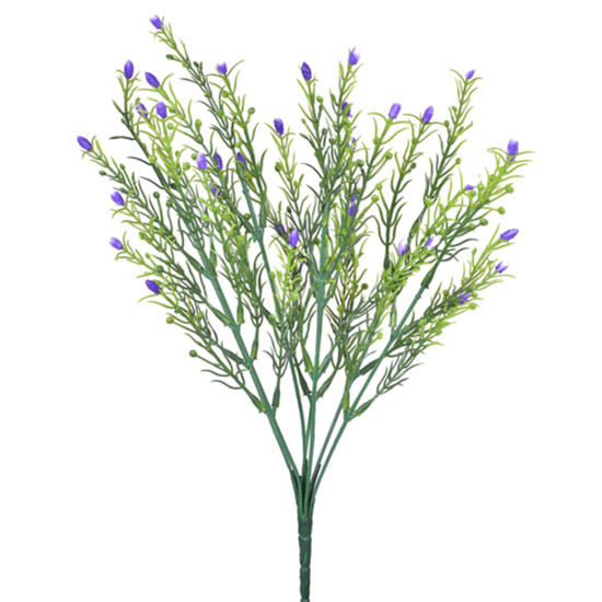 Imagem BUQUÊ DECORATIVO DE MINI FRUTAS LAVANDA EM PLÁSTICO MOLDÁVEL 35X10CM - GRILLO