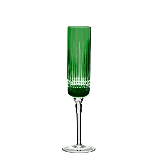 Imagem TAÇA DE CRISTAL HARMONIA 200ML PARA CHAMPANHE VERDE ESCURO - OXFORD