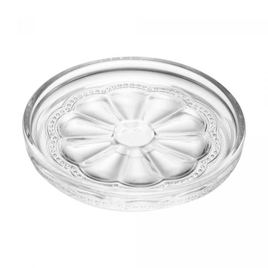 Imagem MINI PRATO DECORATIVO BELLE EPOQUE EM CRISTAL ECOLÓGICO 6 PEÇAS 11X2CM - LYOR