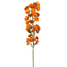 Imagem de HASTE DECORATIVA PERMANENTE DE MINI FLOR BALÃO LARANJA EM PLÁSTICO 73X22 CM - GRILLO - Grillo Ltda