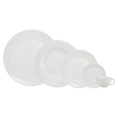 Imagem de SERVIÇO DE JANTAR E CHÁ 30 PEÇAS IZABEL EM PORCELANA BRANCA - SCHMIDT - Schmidt Industria Comercio Importacao E Exportacao Ltda