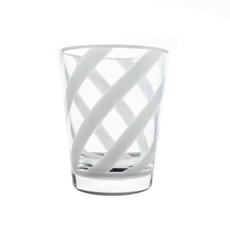 Imagem de COPO ALTO 380ML EM ACRÍLICO BRANCO E TRANSPARENTE EM ESPIRAL - RIBEIRO E PAVANI - Ribeiro E Pavani Com Imp Exp