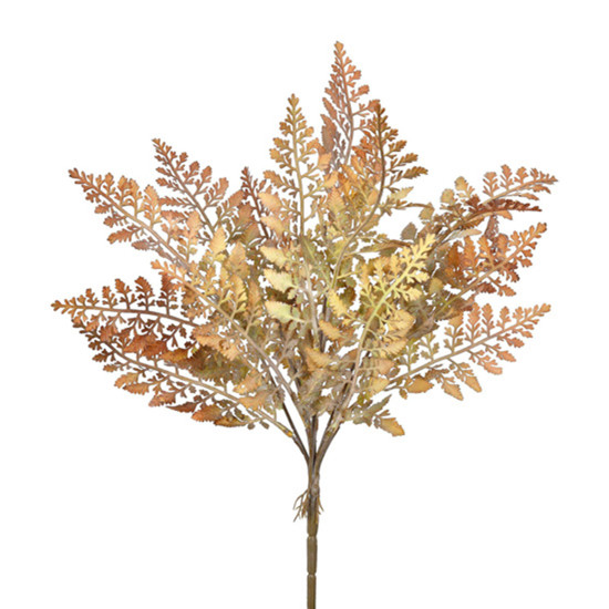 Imagem BUQUÊ DECORATIVO DE GRAMA SILVESTRE OUTONO EM PLÁSTICO MOLDÁVEL 42X26CM - GRILLO