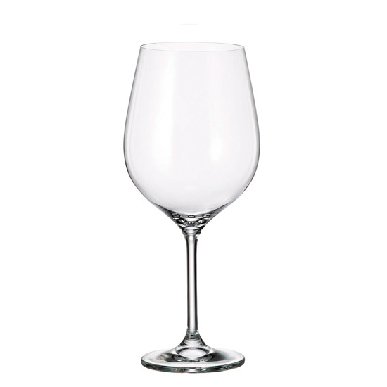 Imagem CONJUNTO CREX 6 TAÇAS PARA VINHO BRANCO 600ML EM CRISTAL 24X10X10CM - CRYSTAL BOHEMIA