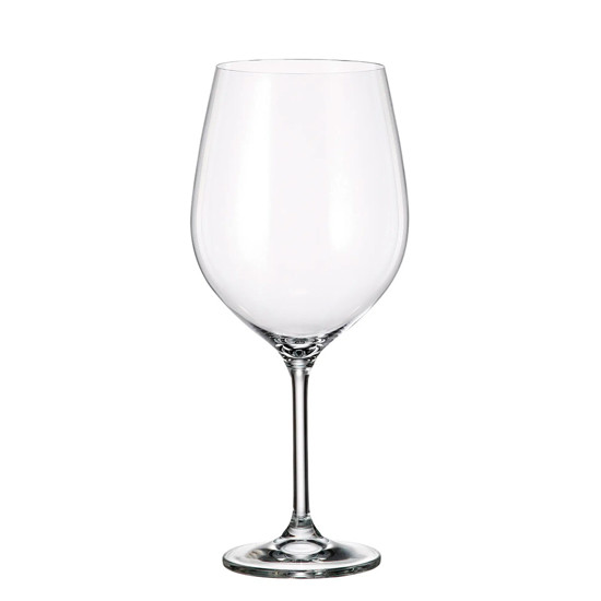 Imagem CONJUNTO CREX 6 TAÇAS PARA VINHO TINTO 740ML EM CRISTAL 25X11X11CM - CRYSTAL BOHEMIA