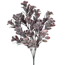 Imagem de BUQUÊ DECORATIVO PERMANENTE DE FOLHAS VINHO EM PLÁSTICO MOLDÁVEL 35X20CM - GRILLO - Grillo Ltda