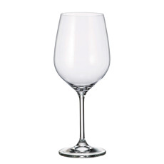 Imagem de CONJUNTO CREX 6 TAÇAS PARA VINHO BRANCO 480ML EM CRISTAL 24X9X9CM - CRYSTAL BOHEMIA - Rojemac Impotacao E Exportacao Ltda