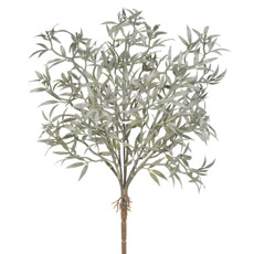 Imagem de BUQUÊ DECORATIVO PERMANENTE DE GRAMA CINZA EM PLÁSTICO MOLDÁVEL 38X18CM - GRILLO - Grillo Ltda