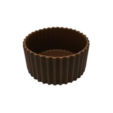 Imagem de IKEBANA HENRI DECORATIVA EM CERÂMICA MOCHA FOSCO 14X28X28CM - CERÂMICA ANA MARIA - Ceramica Ana Maria Ltda Epp