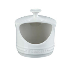 Imagem de PORTA SAL WHITE 300ML EM CERÂMICA 13X12X12CM - LE CREUSET - Le Creuset Do Brasil Ltda 