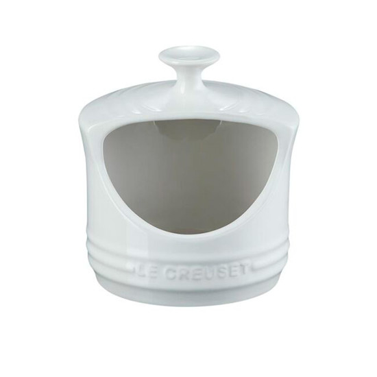 Imagem PORTA SAL WHITE 300ML EM CERÂMICA 13X12X12CM - LE CREUSET