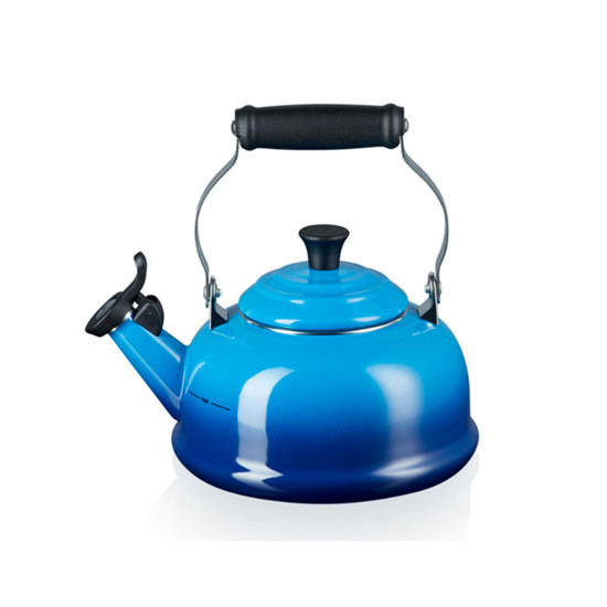 Imagem CHALEIRA CLÁSSICA COM APITO 1,6L AZURE BLUE EM AÇO ESMALTADO 25X26X21CM - LE CREUSET