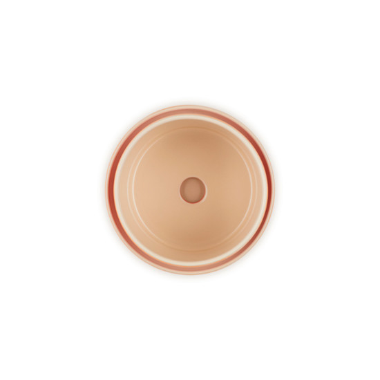 Imagem VASO LARANJA EM CERÂMICA PARA ERVAS COM BANDEJA 12X14X14CM - LE CREUSET
