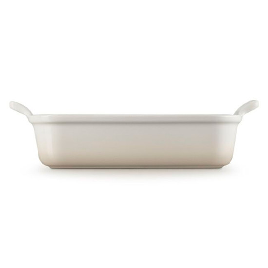 Imagem TRAVESSA RETANGULAR MERINGUE HERITAGE EM CERÂMICA 8,1X24,7X15,1CM - LE CREUSET